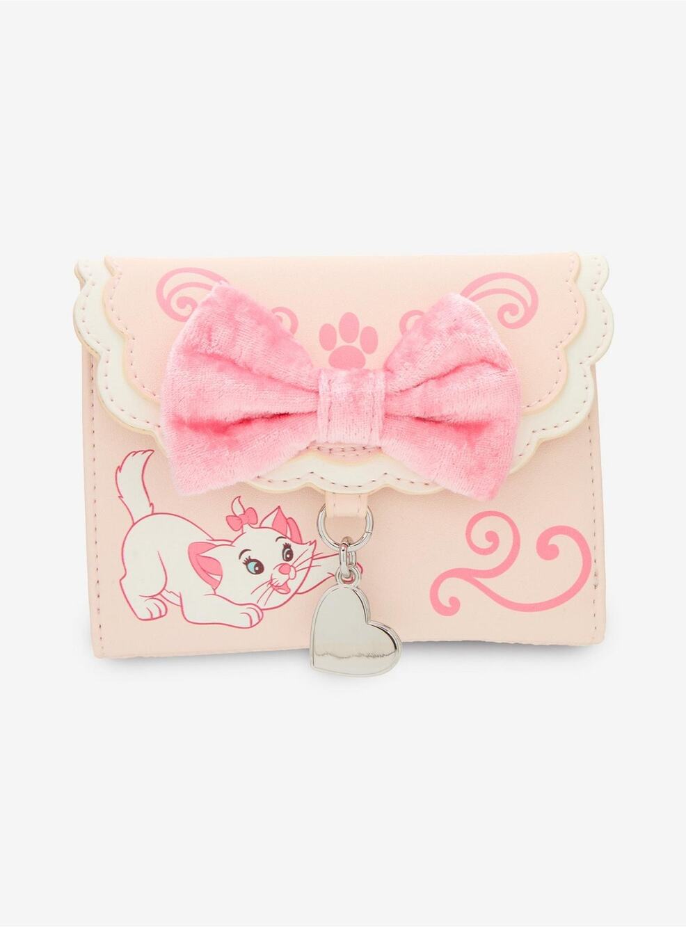 Loungefly Disney The Aristocats Marie Velvet Bow Mini Wallet - Exclusive NWT